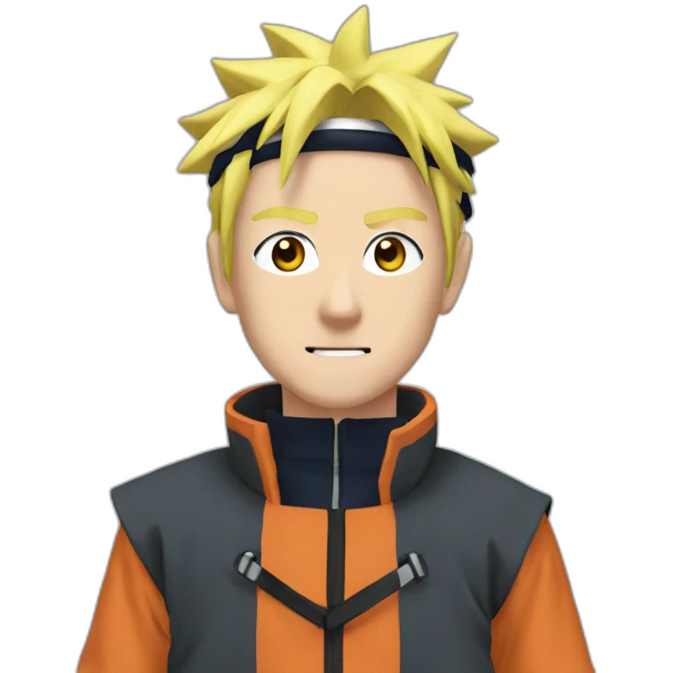 Naruto as gojo emoji