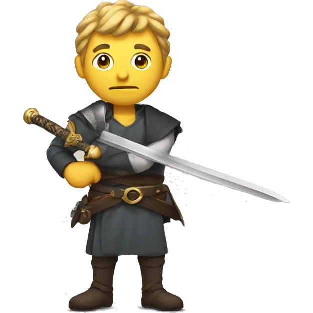 man with sword emoji