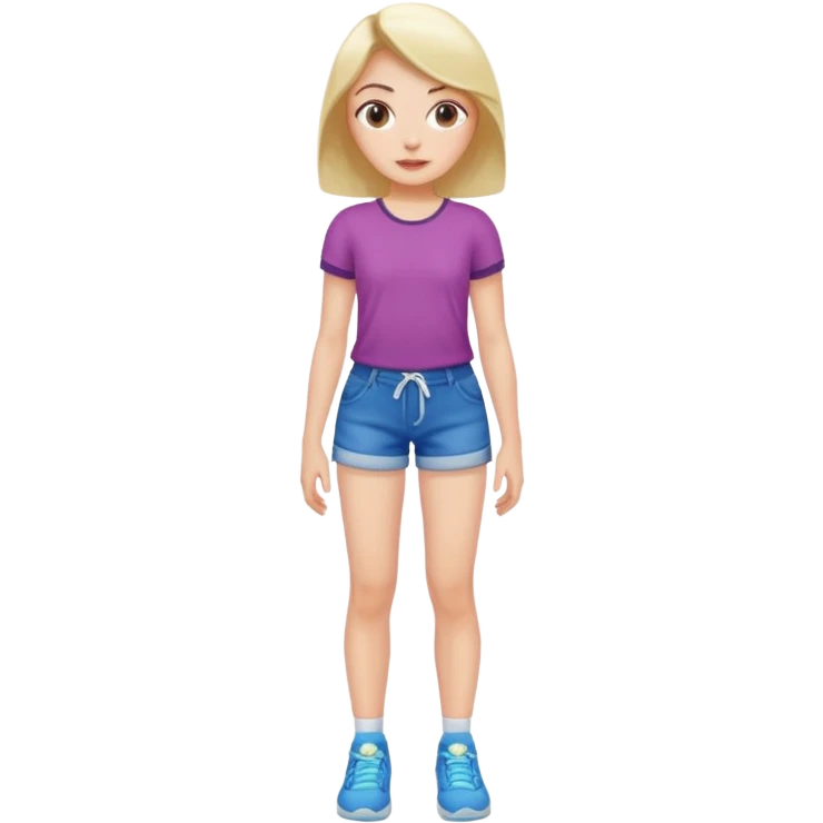 Naked girl with legs spread  emoji