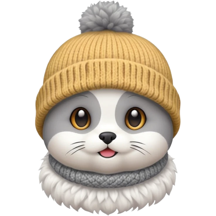 Winter Beanie Pet emoji