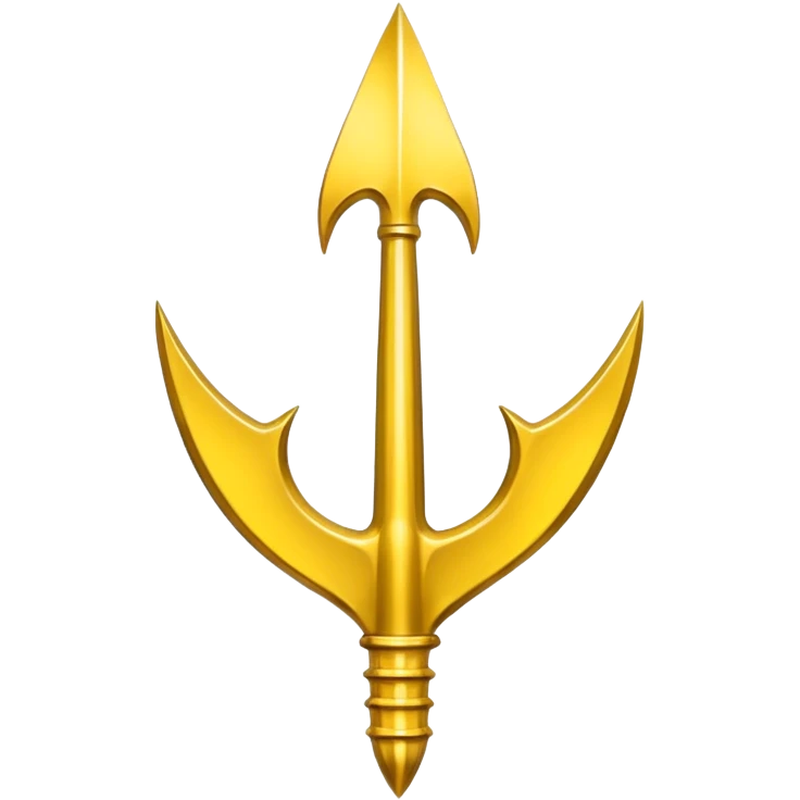 trident en jaune comme ça 🔱 emoji