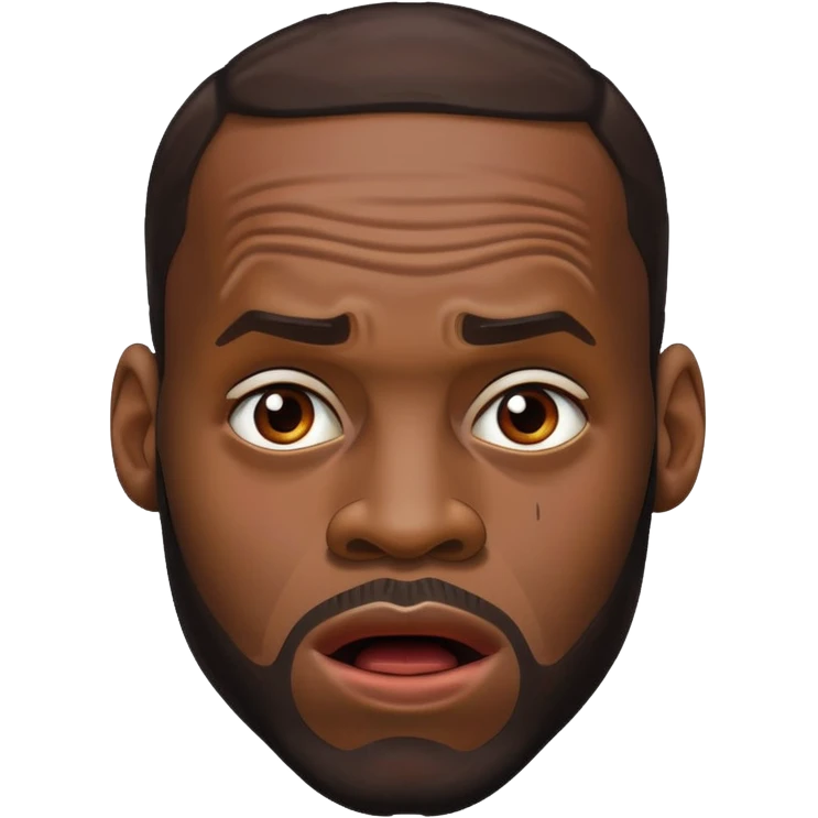 lebron james shocked emoji