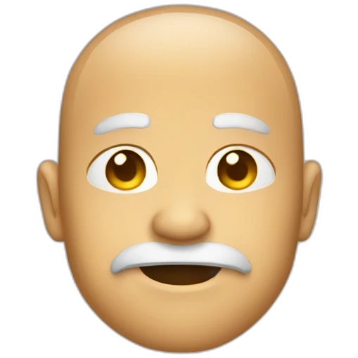 faded chin on zoom emoji