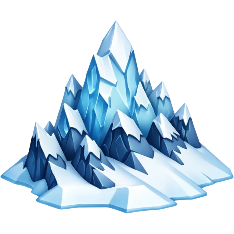 ice mountain emoji