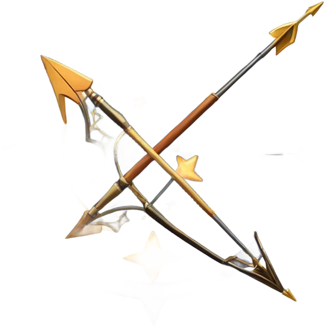 bow arrow celestial emoji