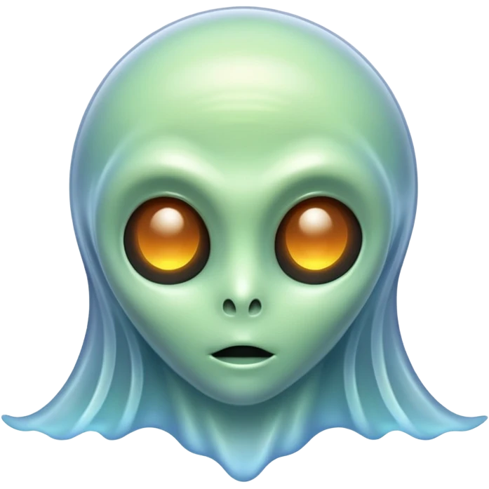 Alien ghost emoji