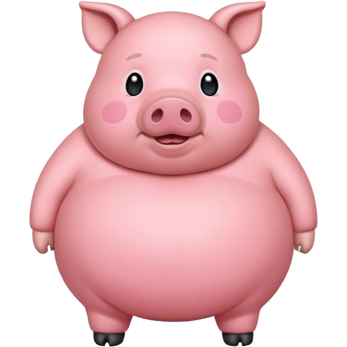 Fat pig  emoji