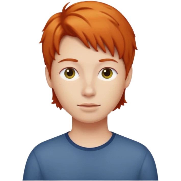 A ginger person emoji
