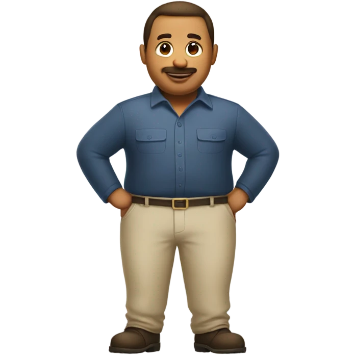Man with big butt emoji
