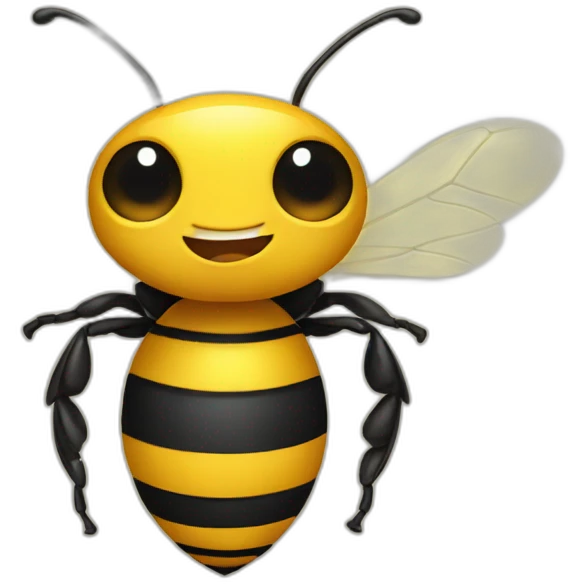 strong bee emoji