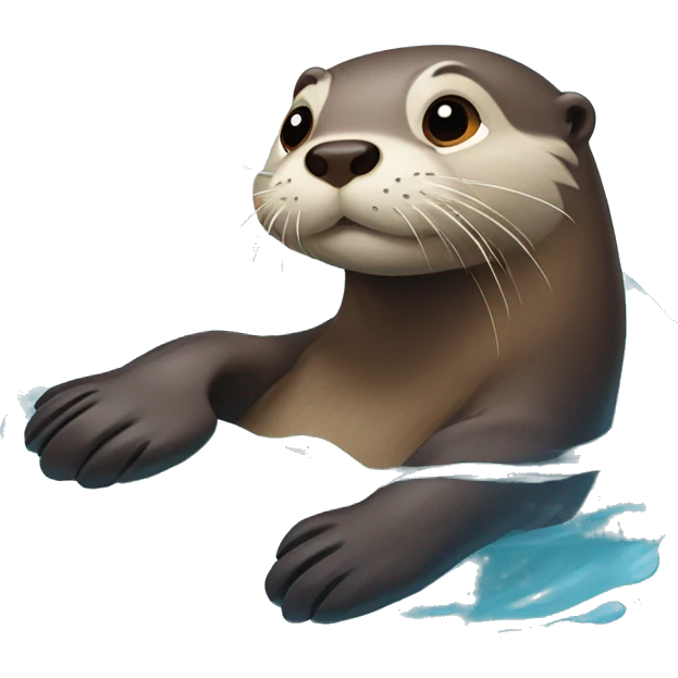 otter in water emoji