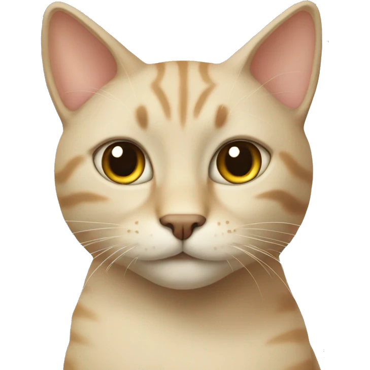 beige cat  emoji