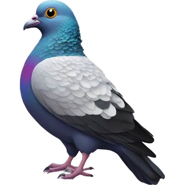 Disco pigeon  emoji