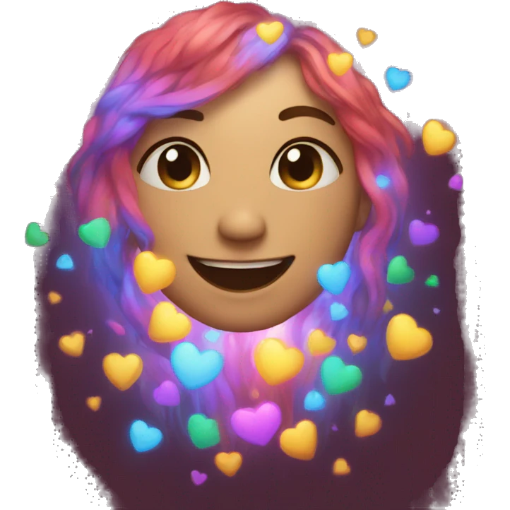 Loving, Glowing,Bright, Colorful emoji