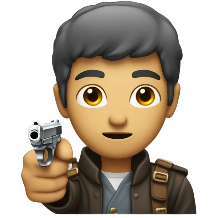 shooting pistol emoji
