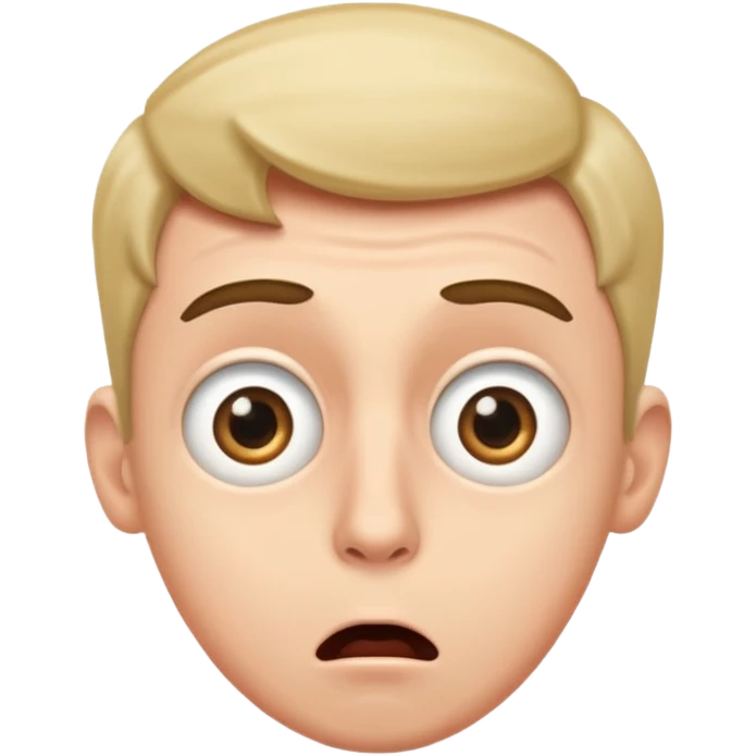 astonished man emoji