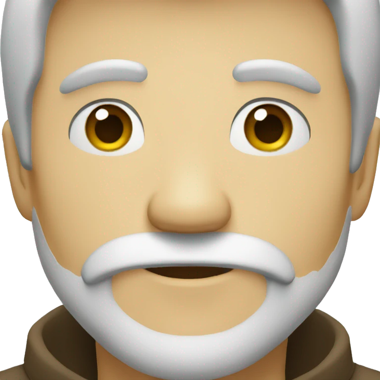 demandy white with a small beard emoji