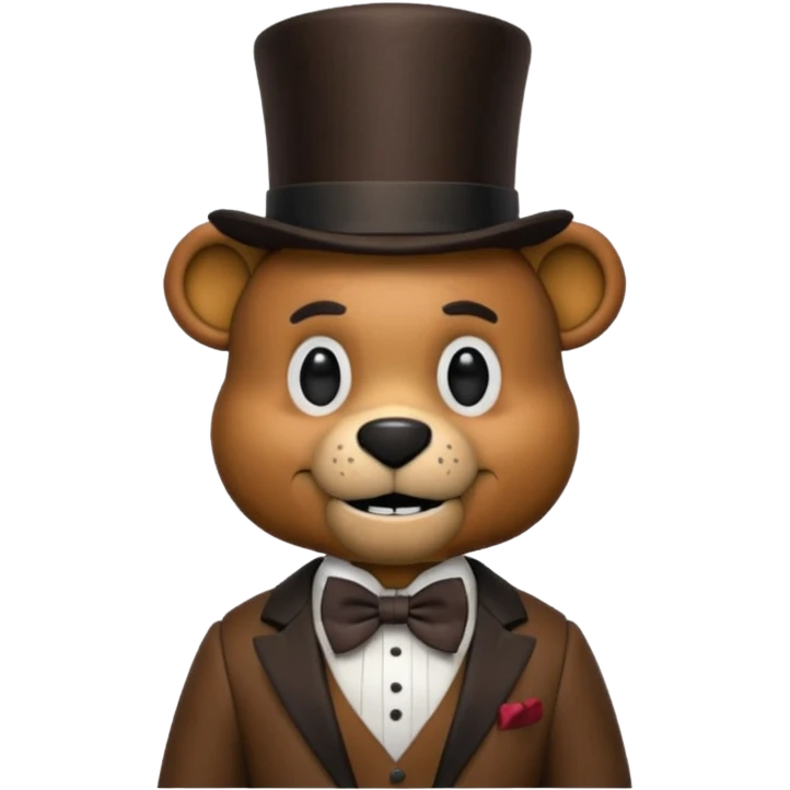 Make Freddy from fnaf emoji