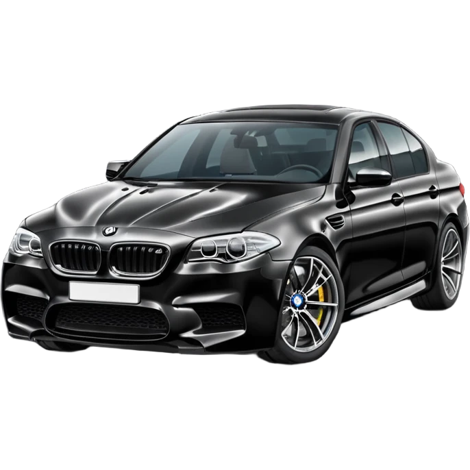 BMW M5 black emoji