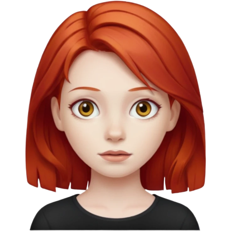 Red hair girl emoji