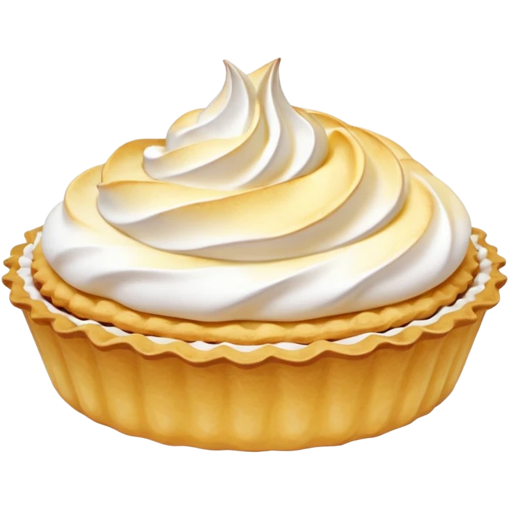 Lemon tartlet with meringue on top emoji