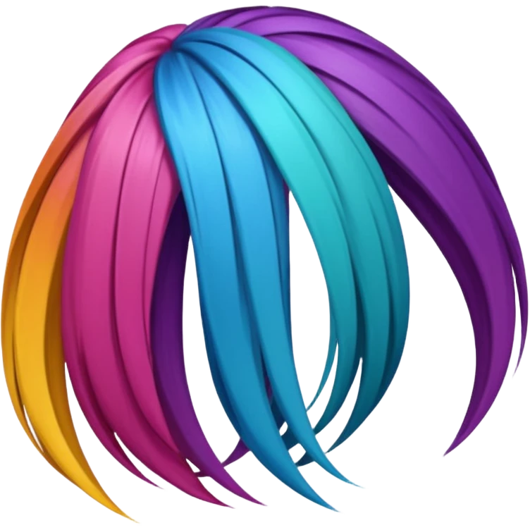 Coloring other hair emoji