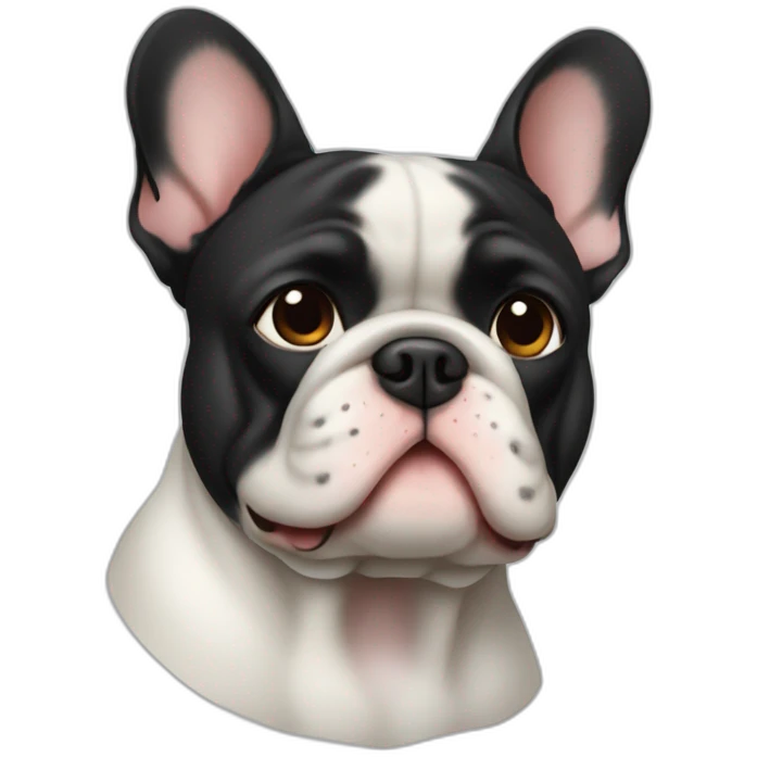 bouledogue français black emoji