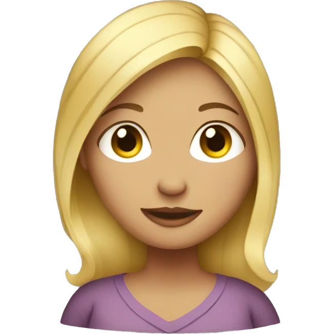 pregnant blonde girl emoji
