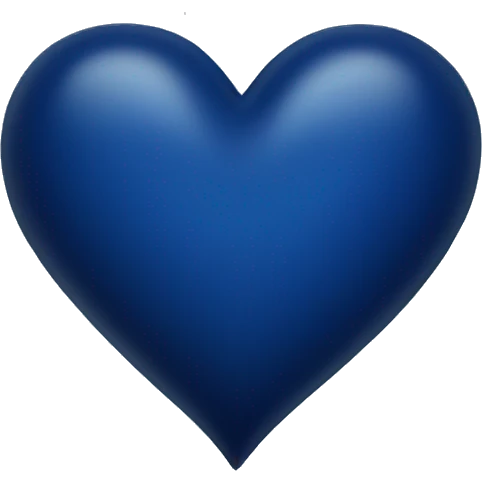 dark blue heart emoji