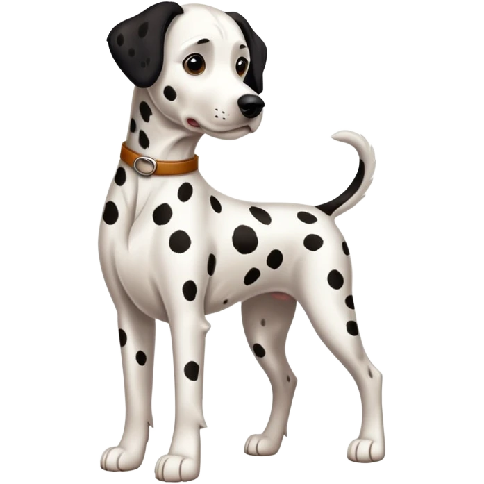 dalmatian with brown spots emoji