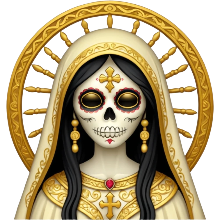 la santa muerte gold emoji