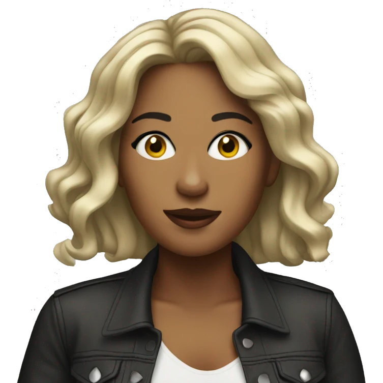 Female singer emoji