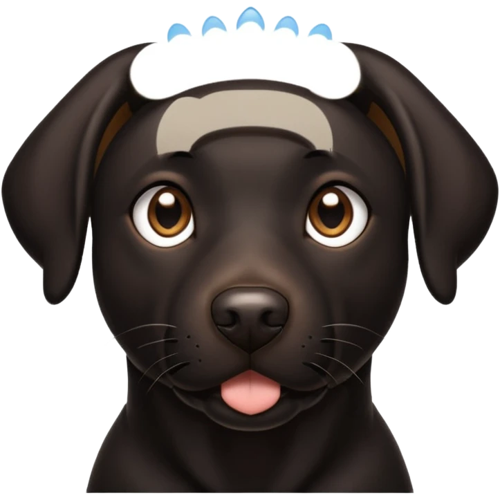 Black Labrador emoji