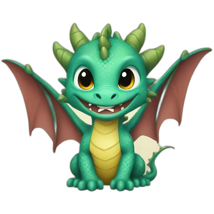 Dragon baby emoji