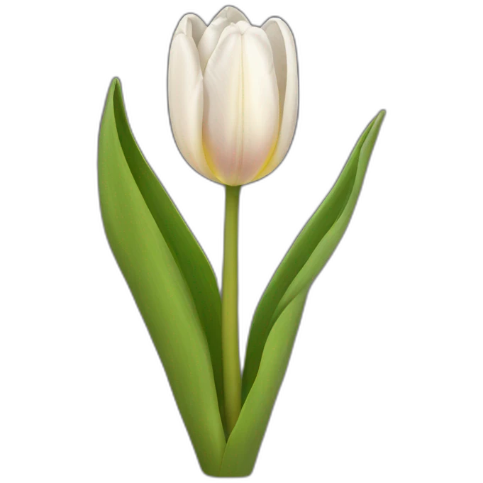 Medvěd s tulipánem emoji