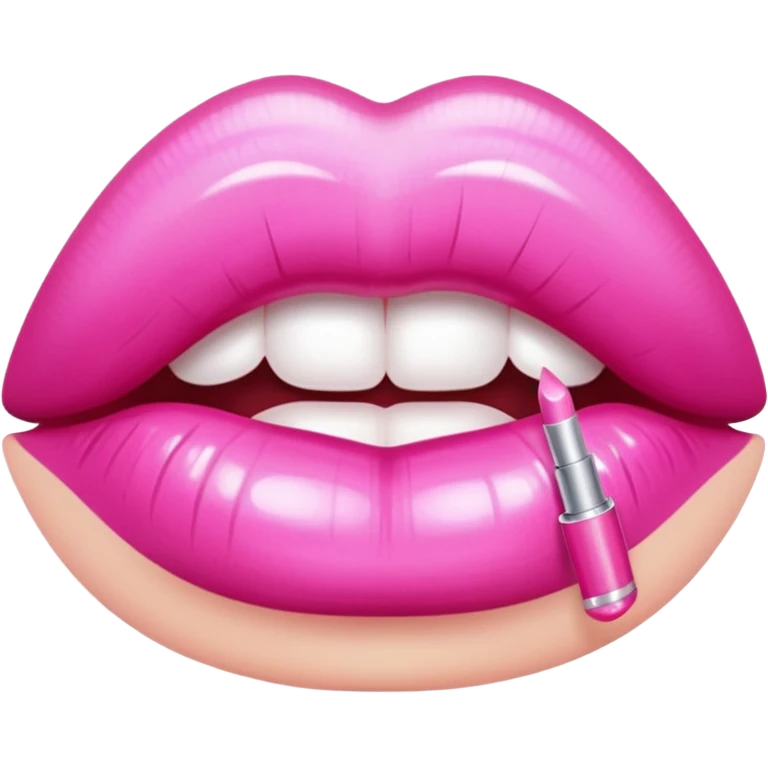 maquillaje glos emoji