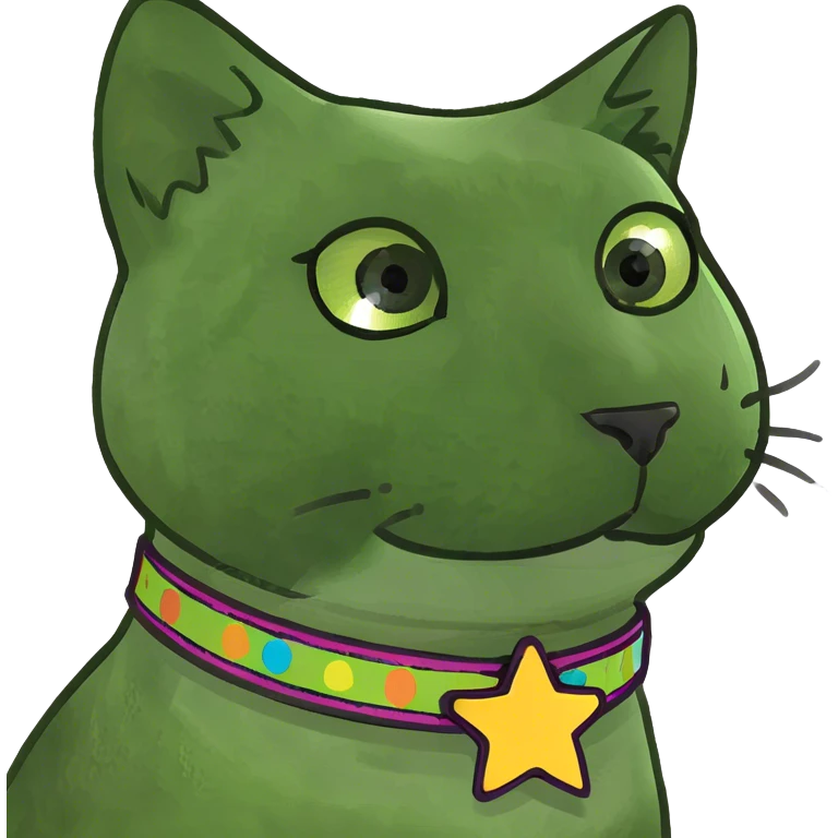 Cat with star eyes emoji