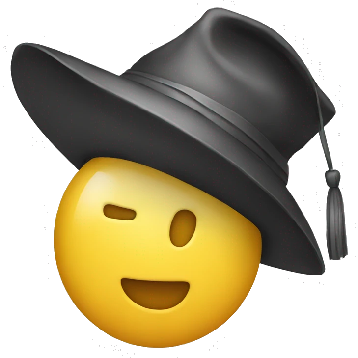 student hat emoji