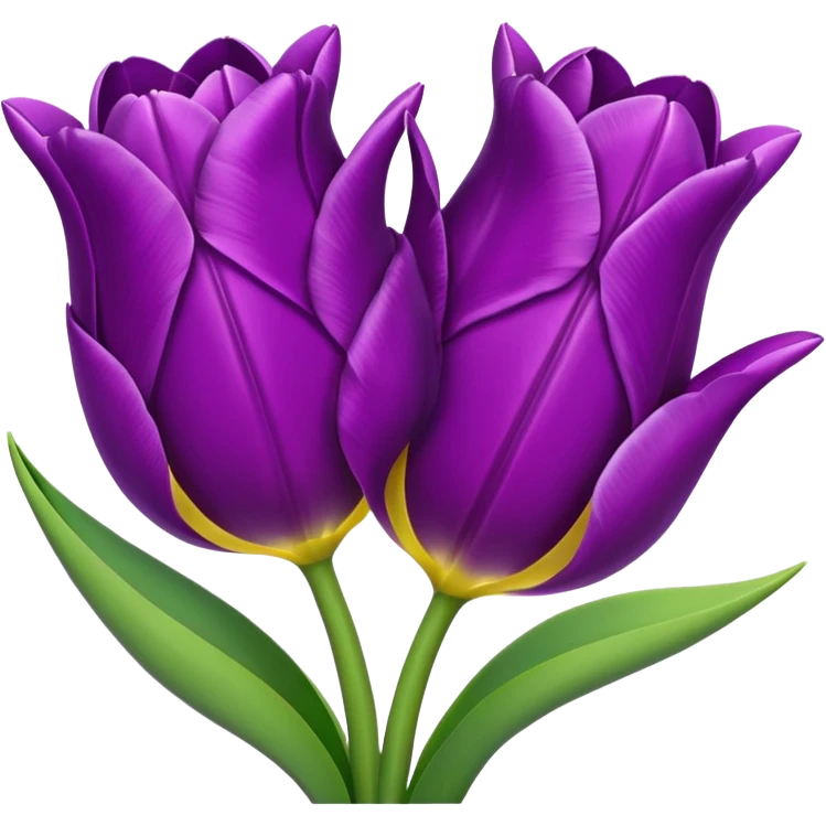 purple tulips emoji copy  emoji