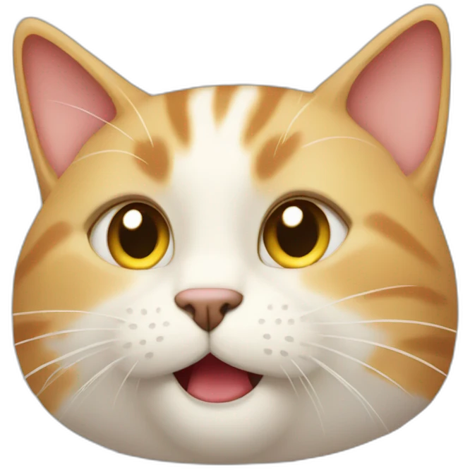 cat with "good" reaction  emoji