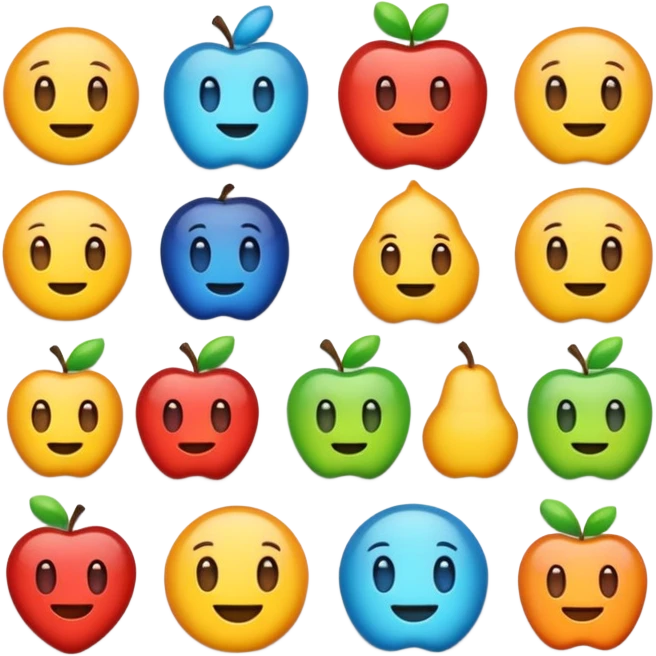 Sticker ios 18 emoji