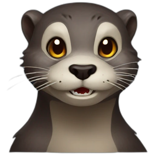 demonic otter emoji