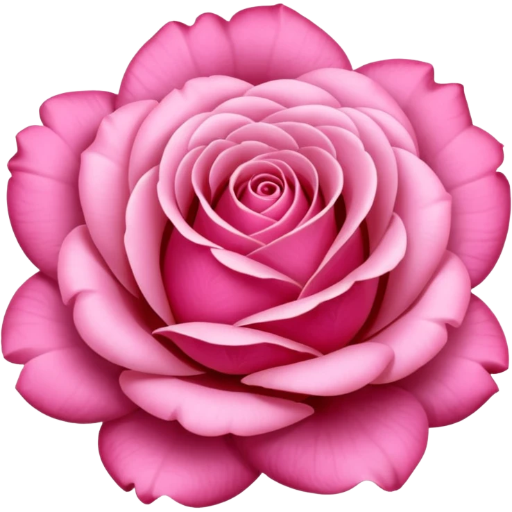 Pink rose emoji