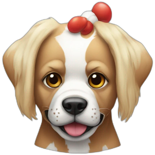Perro y payaso  emoji