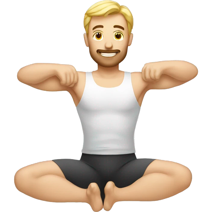 pilates man emoji