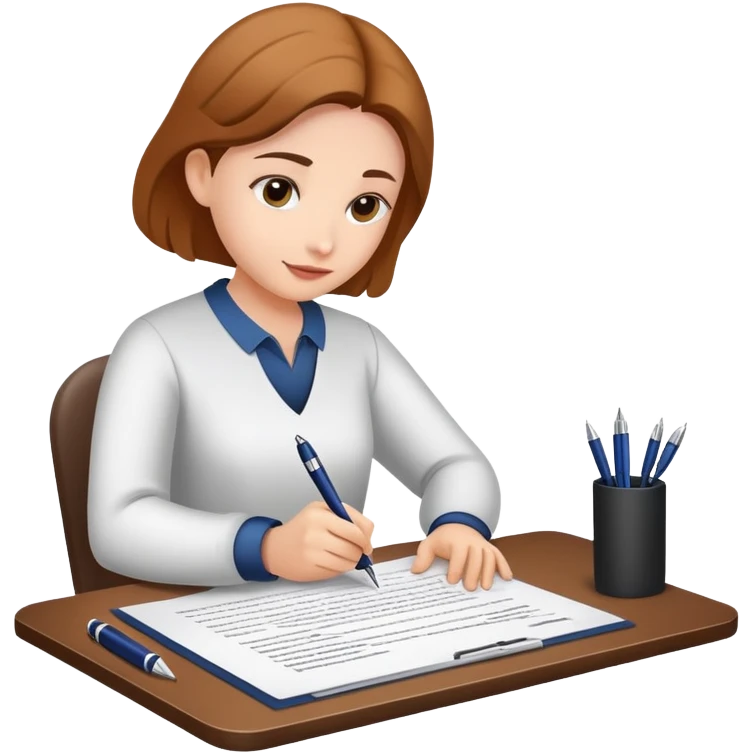 signing a document emoji