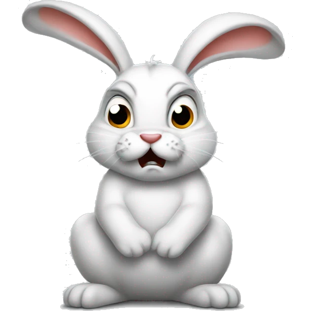Angry rabbit emoji