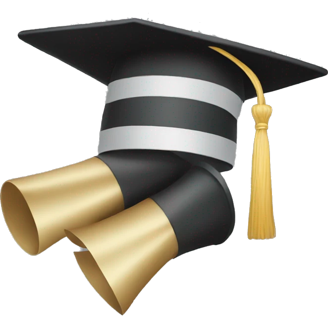 mortar board emoji