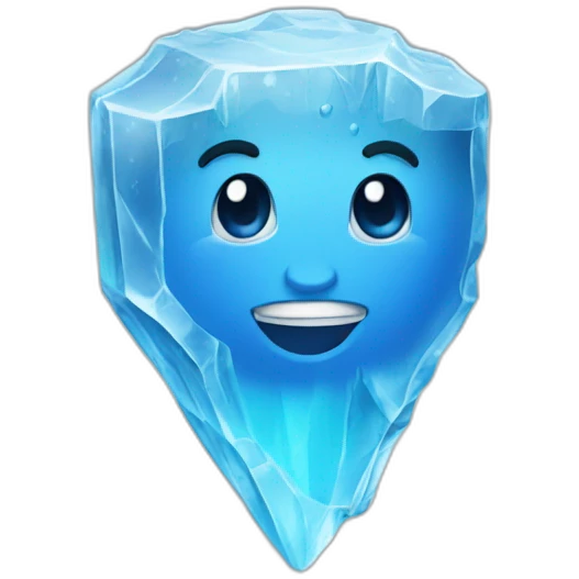blue ice emoji