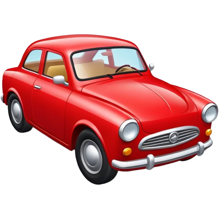 Car red emoji